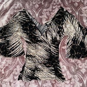 Y2K bimbocore sparkly top